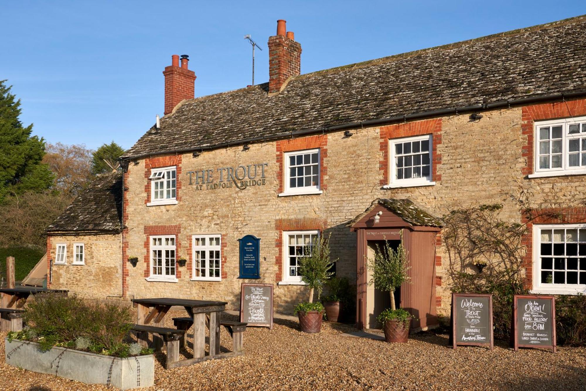 The Trout At Tadpole Bridge Faringdon Exterior foto